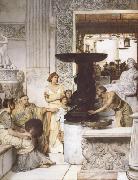 Alma-Tadema, Sir Lawrence The Sculpture Gallery (mk23) Spain oil painting artist